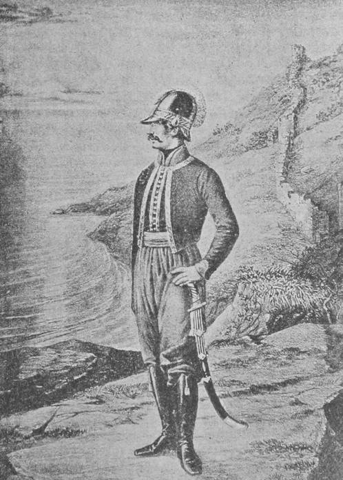 Офицеръ Балаклавскаго греч. пѣхот. б-на (1799—1801 гг.)