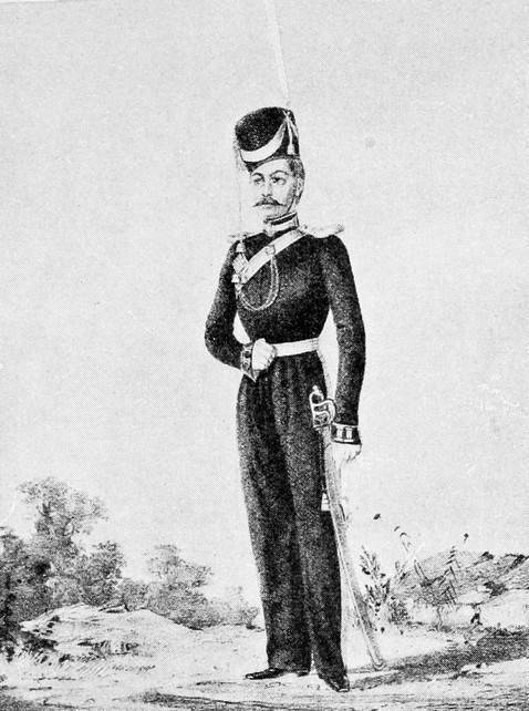 Оберъ-офицеръ Астрах. каз. войска. (1817—1825 гг.).