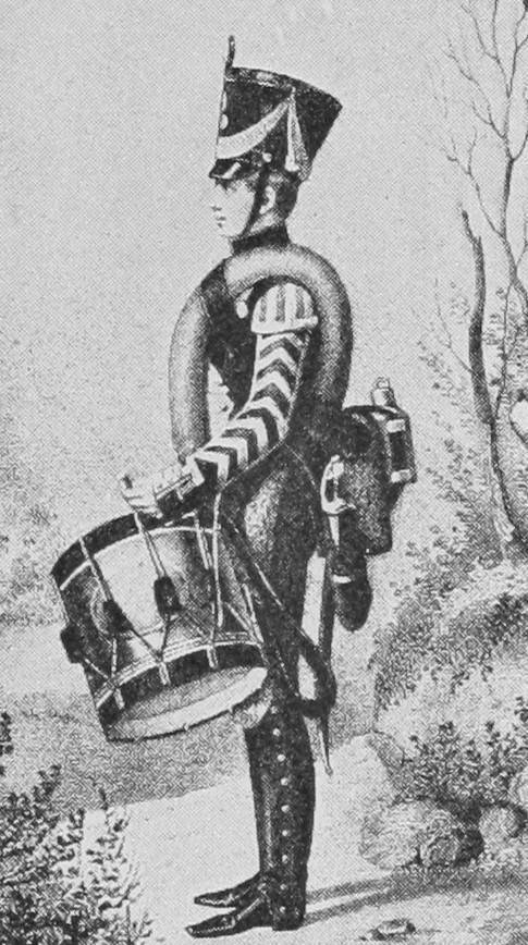 5) Барабанщикъ егер. полка (1817—26 гг.);