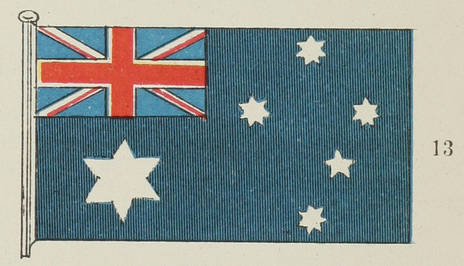 13. Правительственный флагъ Австраліи.