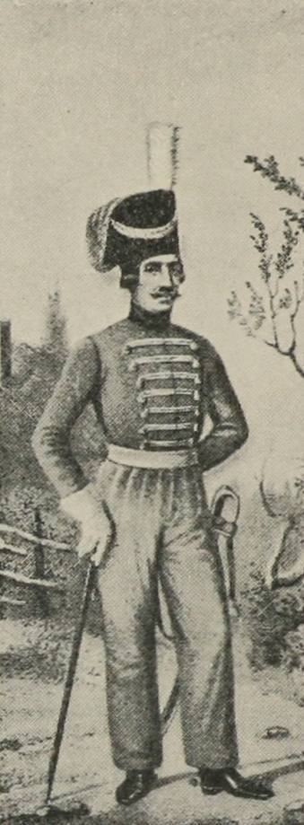 Офицеръ Лейбъ-Казачьяго полка 1796—1801 г.