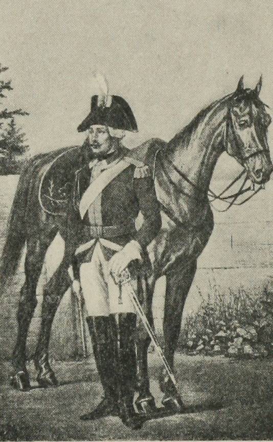 Рядовой карабинернаго полка, съ 1776 по 1786 г.