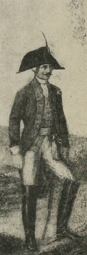 Офицеръ карабинернаго полка, съ 1786 по 1796 г.