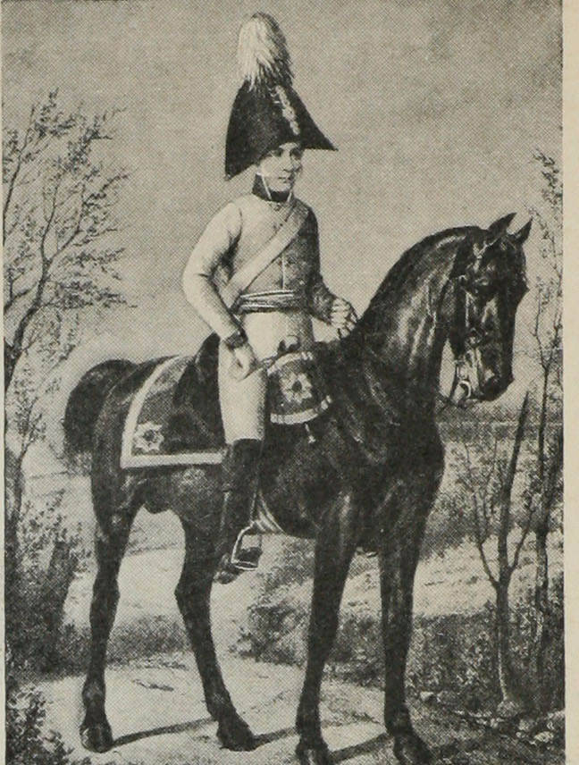 Офицеръ Лейбъ-Кирасирскаго Его Величества полка, 1802—1803 гг. (Въ парадной формѣ).