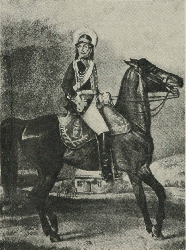 Оберъ-офицеръ легко-конныхъ полковъ въ арміи князя Потемкина (1788—92 гг.).