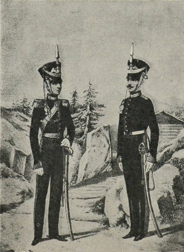 Шт.-оф-ръ и рядовой л.-г. Конно-Егерск. полка, съ 1823 по 1825 г.