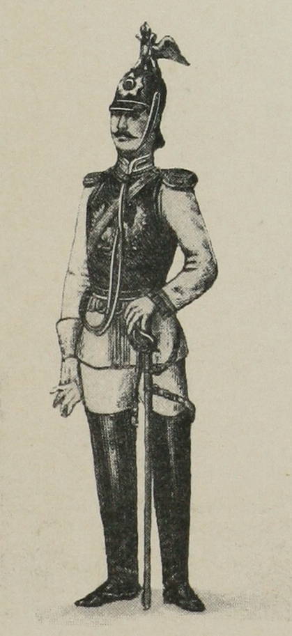 Оберъ-офицеръ Коннаго полка въ 1877 гг.
