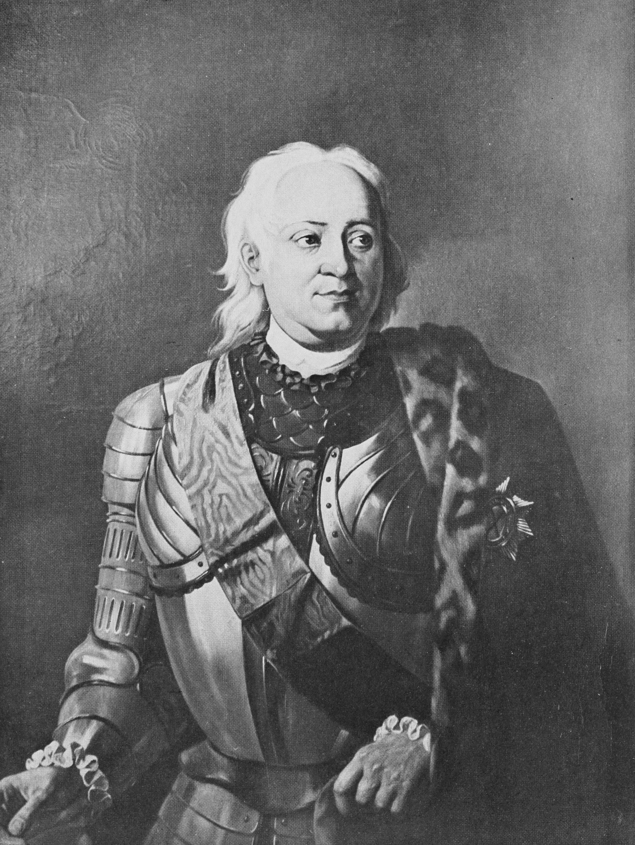 Генералъ-адмиралъ Граф Ѳ. М. Апраксинъ. (Съ портрета находящагося в Музеѣ Морского Корпуса)