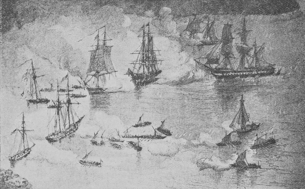 Сраженіе на озерѣ Чемпленъ, 11 декаб. 1814 г.