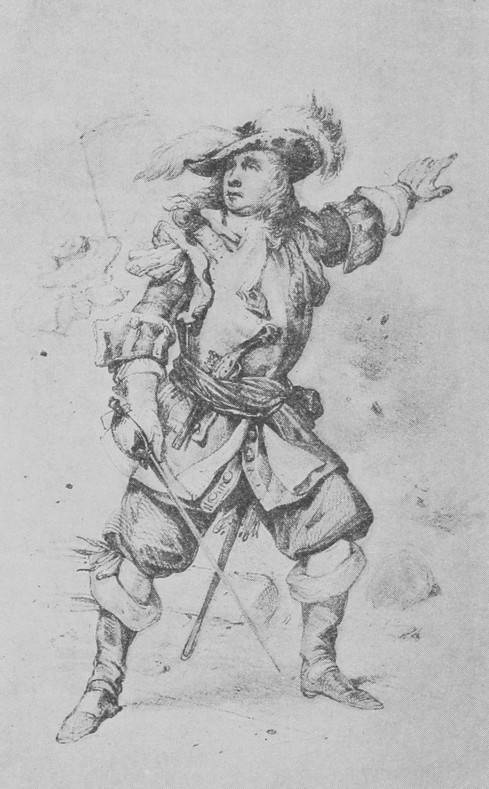 Французскій капитанъ Жанъ Баръ.