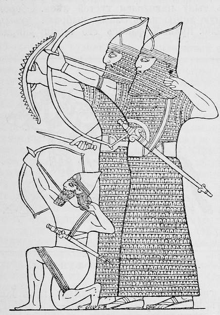 Ассирійскіе лучники.