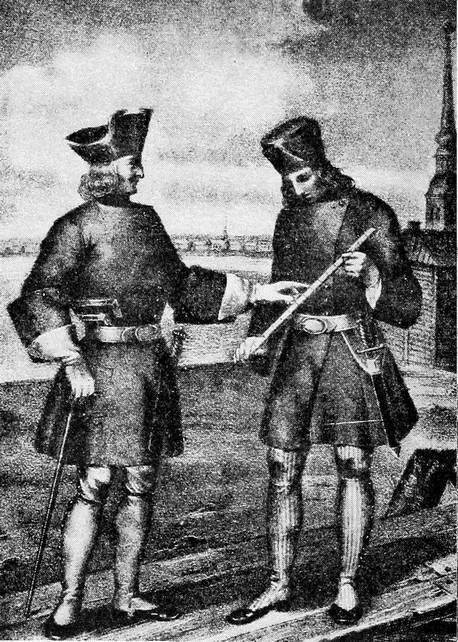 Мастеръ и столяръ артиллерійскаго полка (1728—1732 г.).