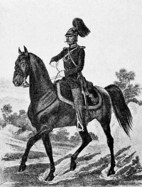 Оберъ-офицеръ конной артиллеріи (1855 г.).