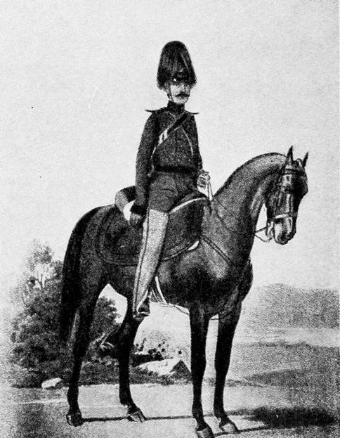 Канониръ конной артиллеріи (1855 г.).