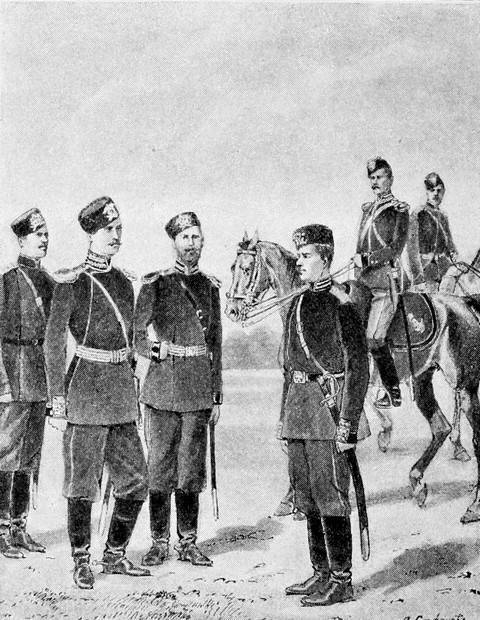 Гвардейская и полевая пѣшая и конная артиллерія (1882—1908 г.).