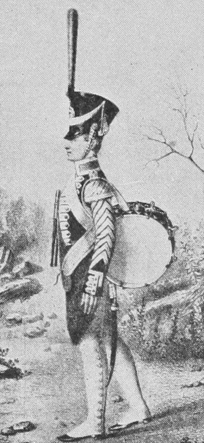 6) Барабанщикъ грен. полка (1820—26 гг.);