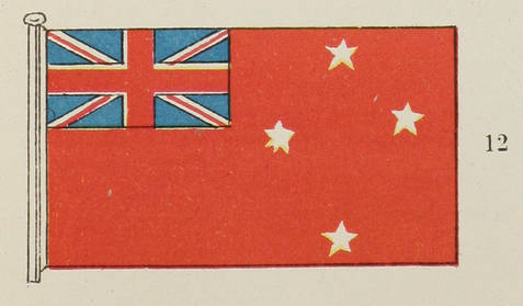 12. Коммерческій флагъ Новой Зеландіи.