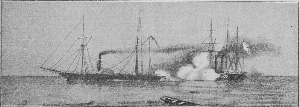 Бой парохода Владиміръ, 5 нбр. 1853 г. (Съ карт. А. Боголюбова)