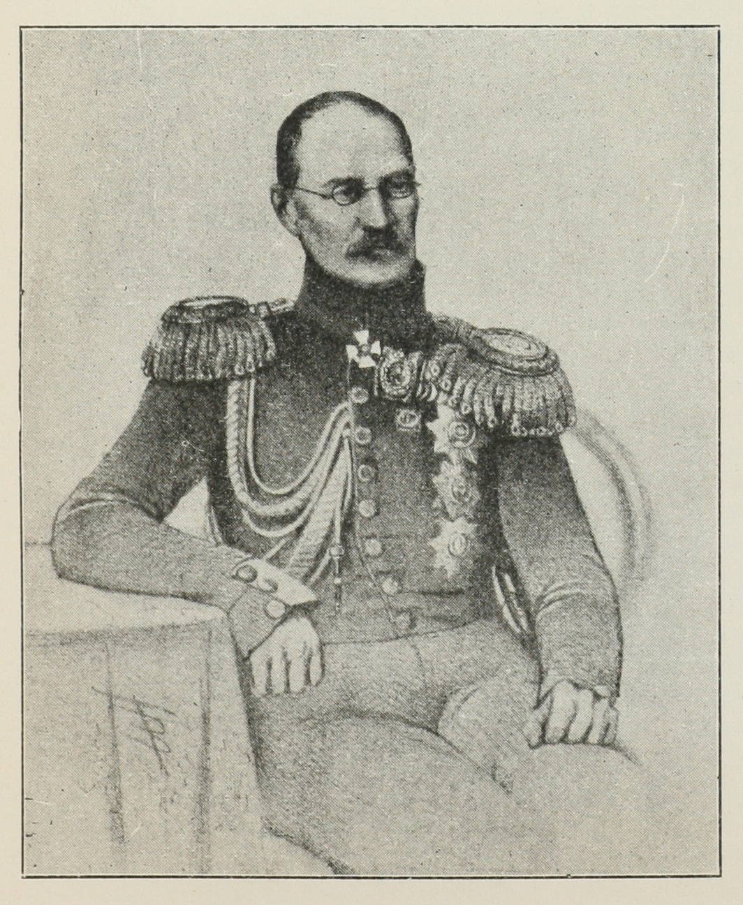 Генералъ-адъютантъ князь М. Д. Горчаковъ 1-й.