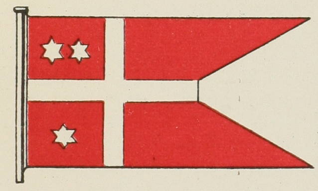 3) Флагъ полнаго адмирала (Данія).