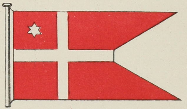 5) Флагъ контръ-адмирала (Данія).