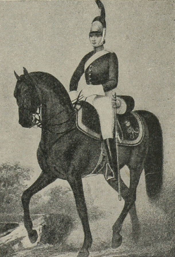 Дворянинъ дворянскаго кавалерійскаго эскадрона въ 1816—18 гг.
