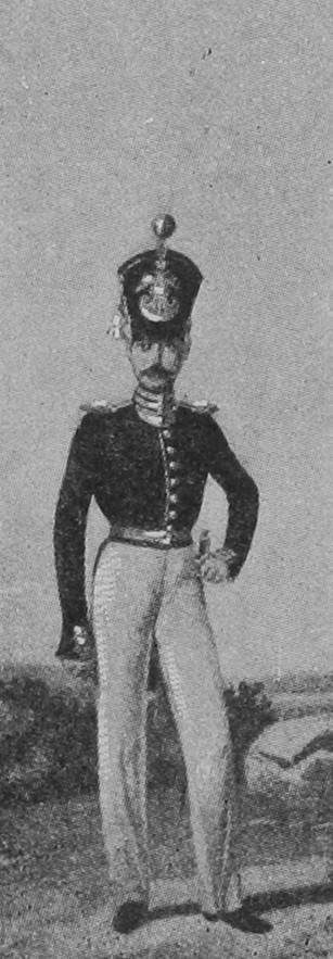 Оберъ-офицеръ гренадерскаго саперн. батальона. (1843—44 гг.)