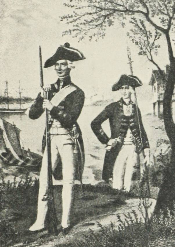 Мушкетеръ и оберъ-офицеръ Французскаго Дворянскаго принца Конде полка (1797—1800 гг.)