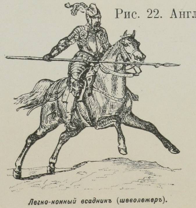 Таблица iv. Рис. 27. Французская конница.