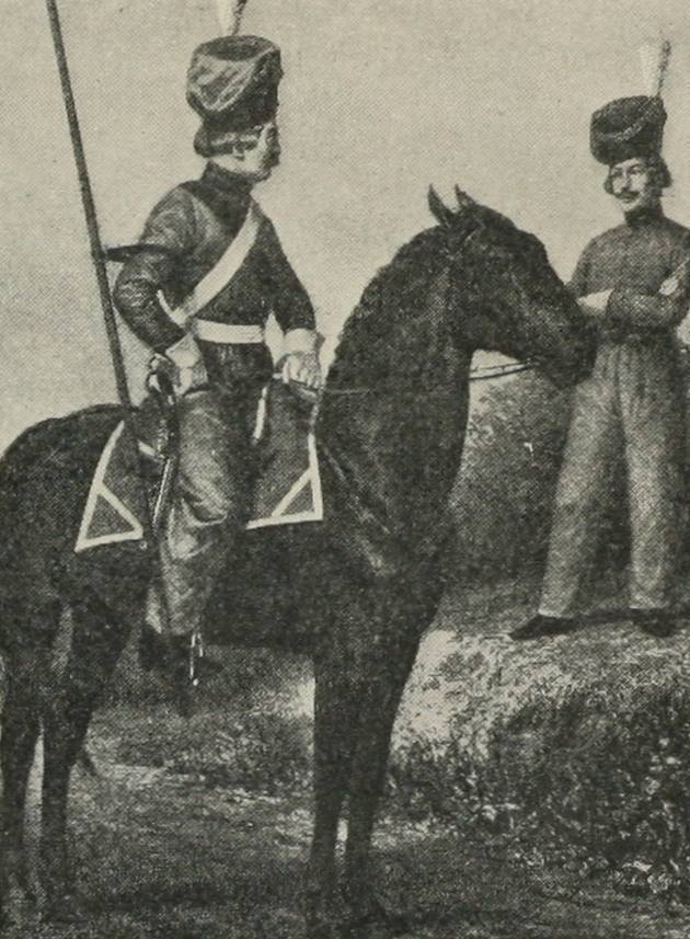 Рядовые Лейбъ-Казачьяго полка 1796—1801 г.