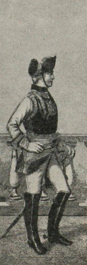 Офицеръ Л.-Кирасир. полка (1756—1761 гг.).