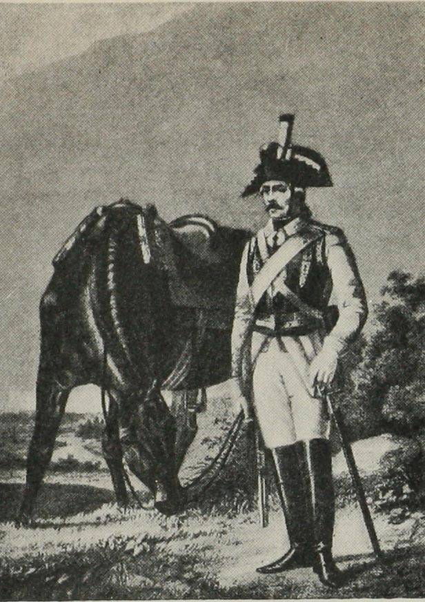 Рядовой Кирасирскаго полка съ 1763 по 1778 г.