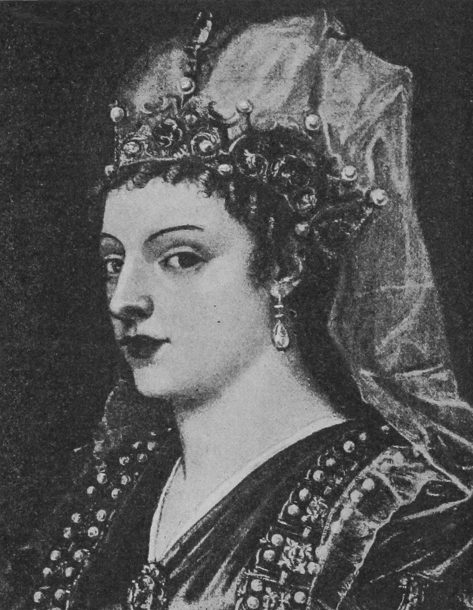 Екатерина Корнаро, королева о-ва Кипръ. (Съ картины Тиціана, Флоренція).
