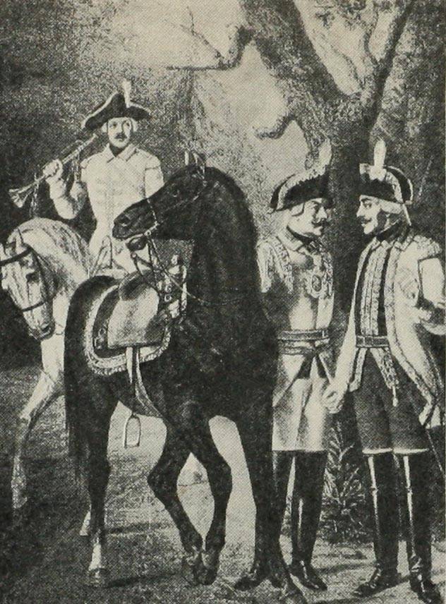 Трубачъ, оберъ-офицеръ и полковникъ Кирасирскаго полка, 1756—1778 гг.