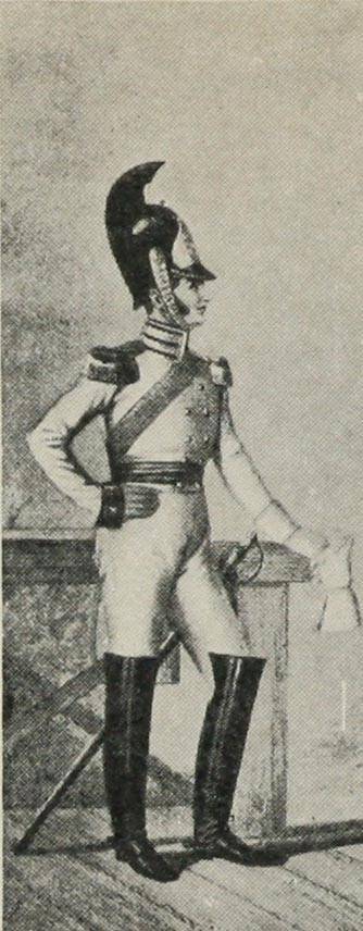 Шт-офицеръ Л.-гв. Кирасир. полка, 1813—1814 гг.