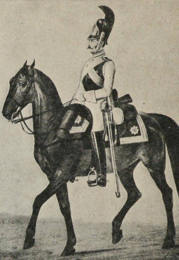 Рядовой Л.-гв. Кирасирскаго полка, 1813—1814 гг.