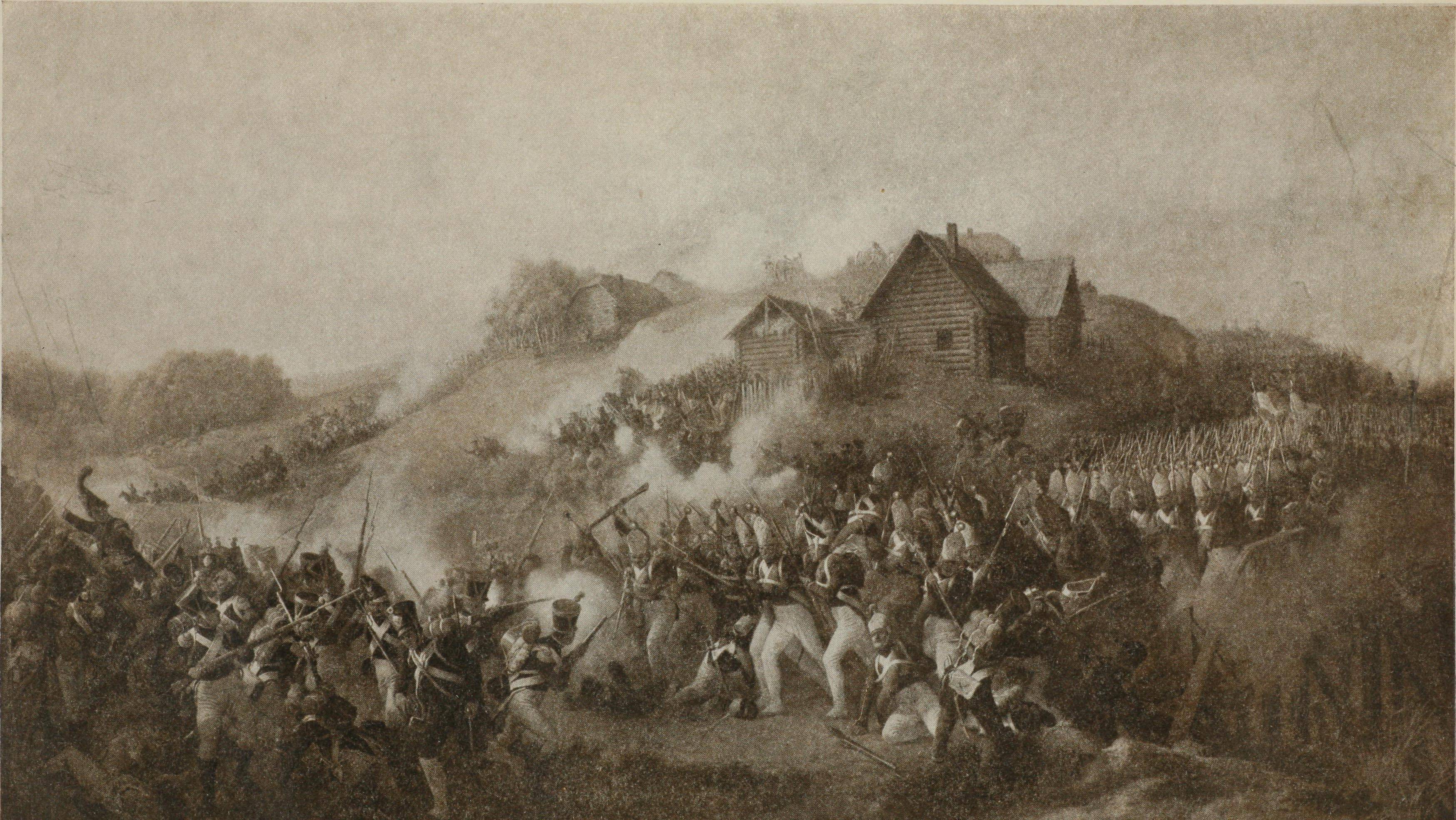 Сраженіе при Клястицахъ 18 іюля 1812 г. (Съ картины худ. Гессе).