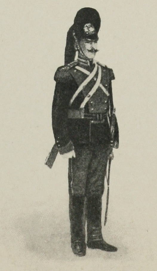 Рядовой л.-гв. Конно-Гренадерскаго полка. (Современ. форма).
