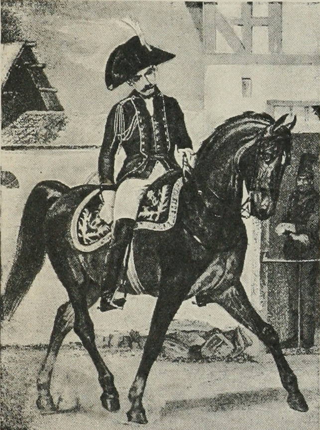 Конно-егерскій офицеръ, съ 1792 по 1796 г.