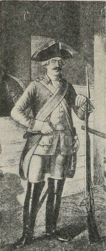 Рейтаръ или рядовой л.-гв. Коннаго полка, 1742—62 гг.