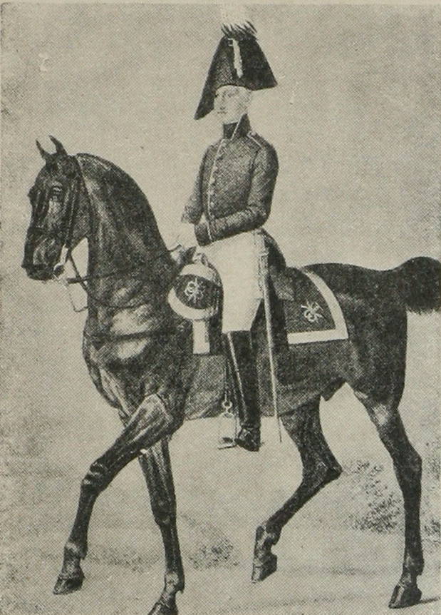 Об.-офицеръ л.-гв. Коннаго полка, 1802—07 гг.
