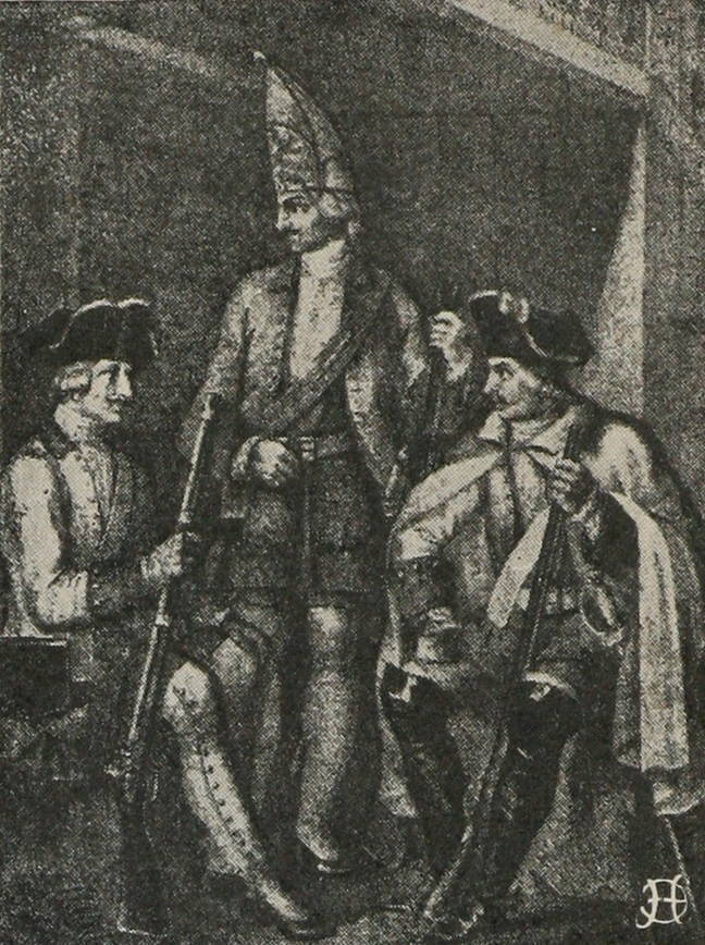 Нижніе чины ландмилиціи(1736—42 гг.).