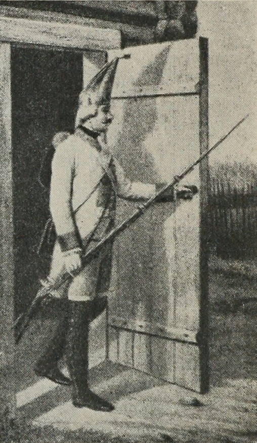 Гренадеръ ландмилицкойпѣхоты (1763—70 гг.).