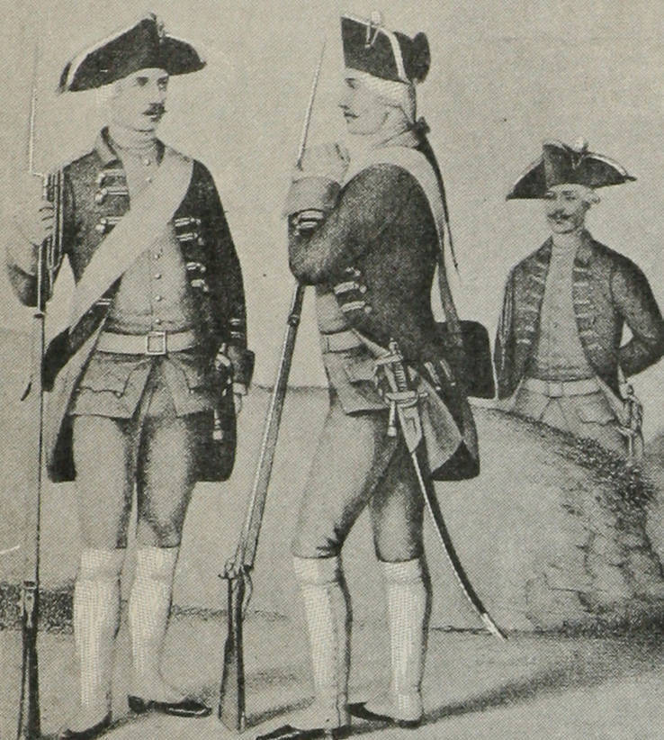 Мушкетеры гвард. полковъ. (1762).