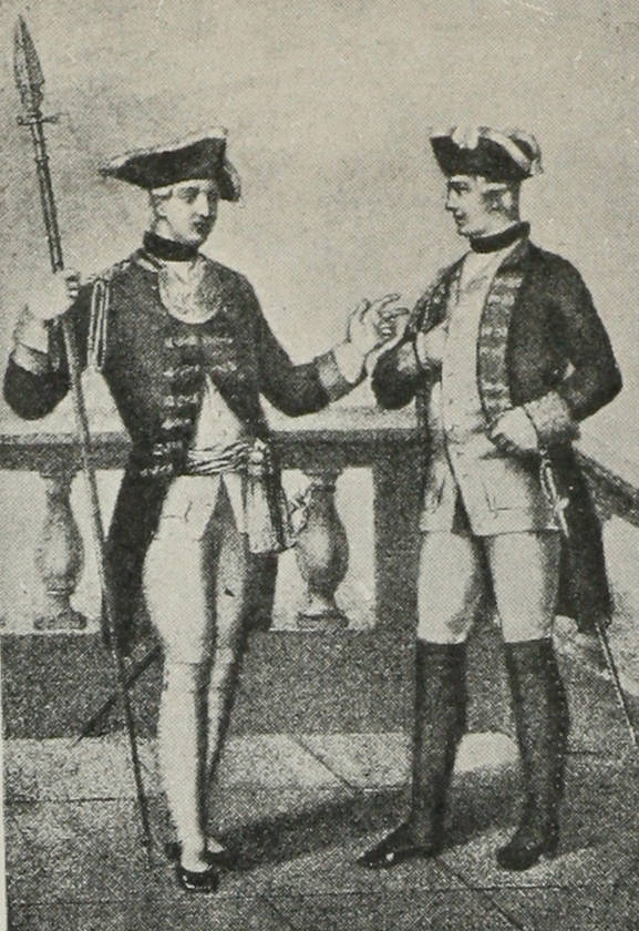 Офицеры мушкетерск. п-ковъ. (1762).